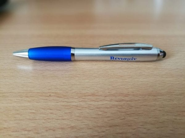 Ballpoint touch pen - blue