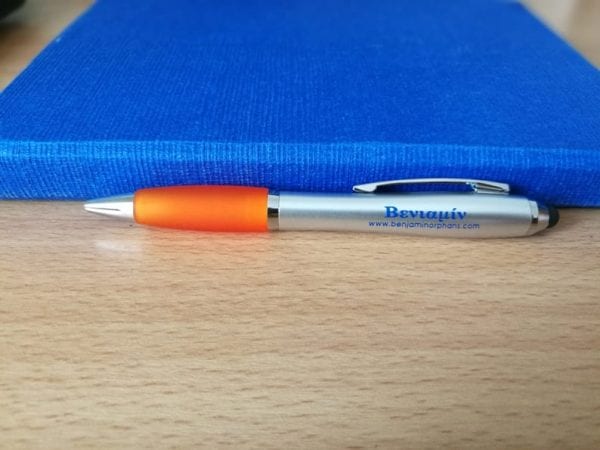 Ballpoint touch pen - orange - Image 2